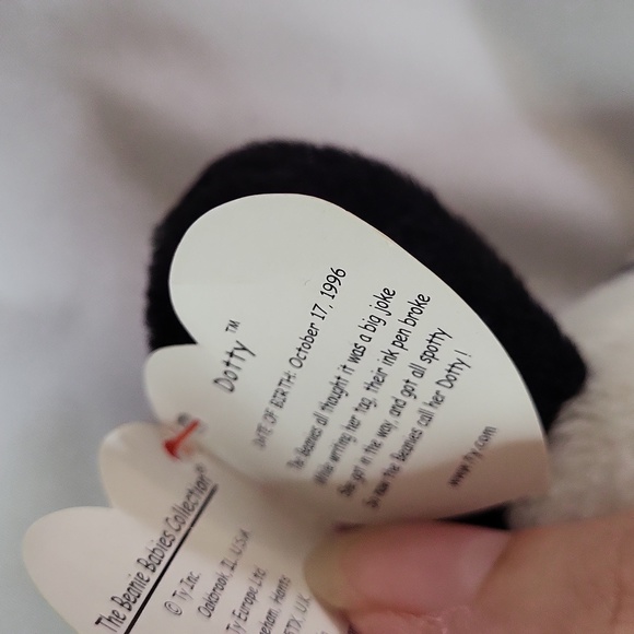 Dotty Ty Beanie Baby Dalmation plush vintage 1996 - Picture 6 of 9